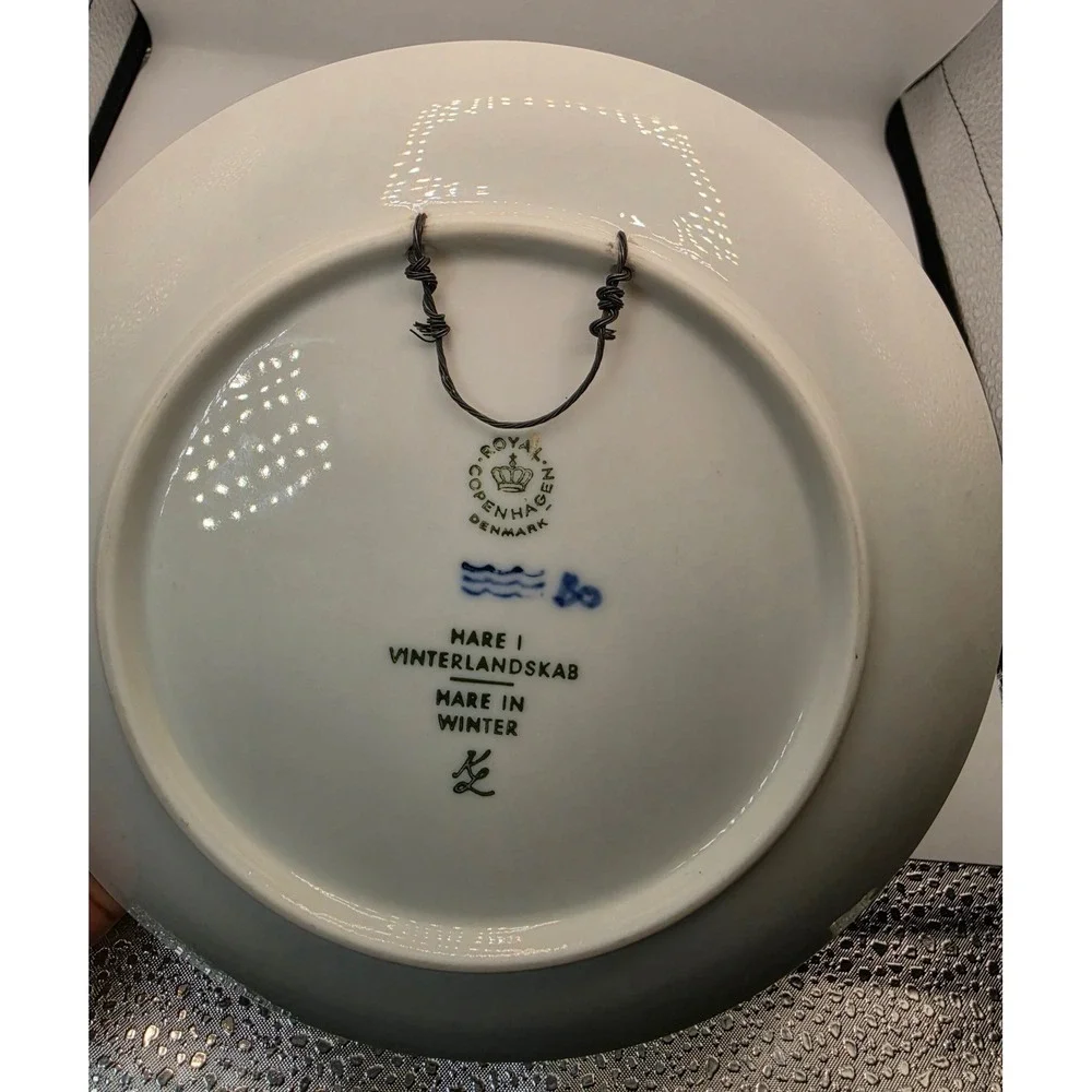 Royal Copenhagen Christmas Plates 1970 1971 1972 Blue White Porcelain Set of 3